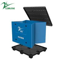 Caja plástica modificada para requisitos particulares de la brazola 1000kg para la industria del automóvil