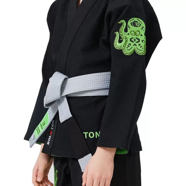 Custom Made 380g Pearl Weave BJJ Gi Kids Gi Pre Shrunk Cotton Competition Ready Training
