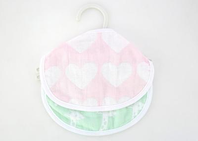 2pk Jacquard Infant Baby Feeding Bibs / Toddler Drool Bibs Healthy And Safe