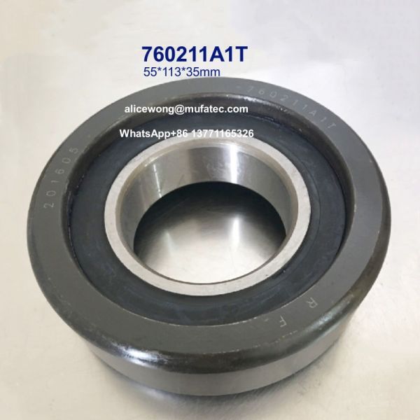 760211N4T 55x112x32mm P0 Подшипники высокоточных подъемных грузовиков с двойными резиновыми уплотнениями