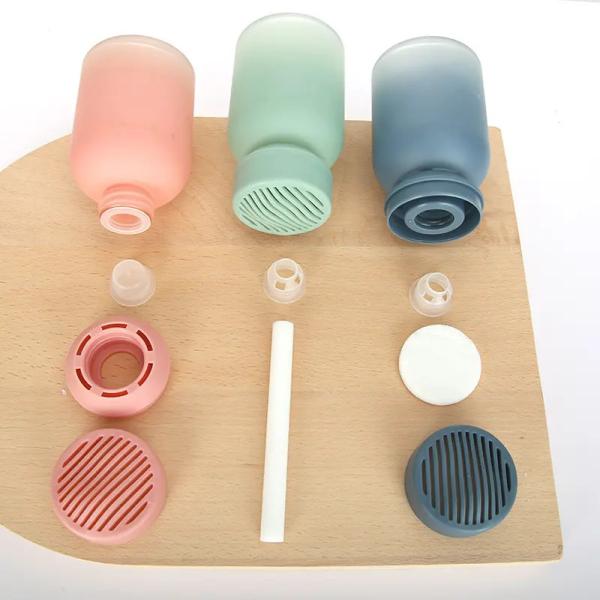 New Design Empty Car Fragrance Diffuser Bottle Gradient Color Car Aromatherapy Bottle
