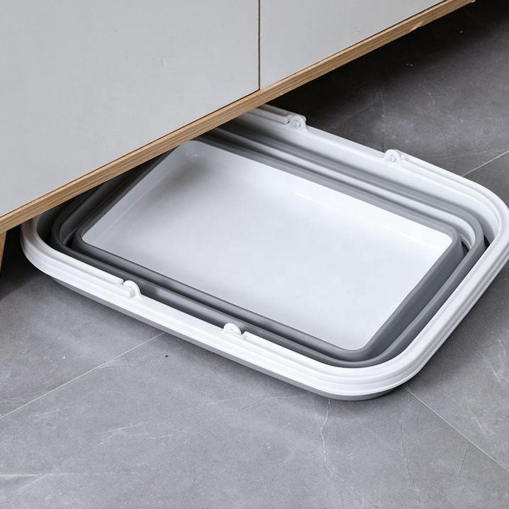 Factory Wholesale High Quality Portable Large Capacity Save Space Foldable Household Storage Bucket for Family Clothing Storage