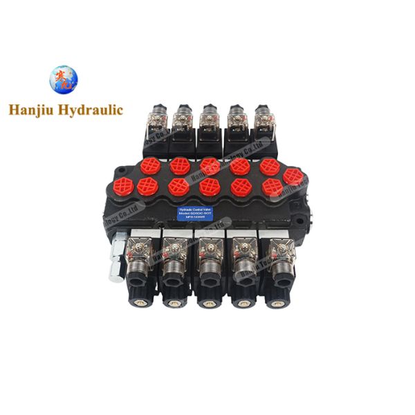 Hydraulic Control Valve SD5 Series Monoblock Directional Solenoid Valve 40liters with 12VDC