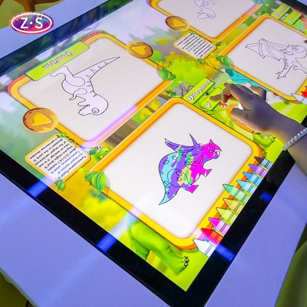 Jeux interactifs AR multijoueurs Projection Mur interactif immersif Dessin