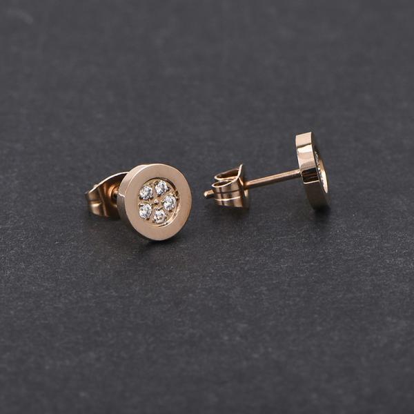 Hot Selling 6mm Small Stud Earrings Jewelry Stainless Steel Silver Earring Women/Men Girls Piercing Jewelry