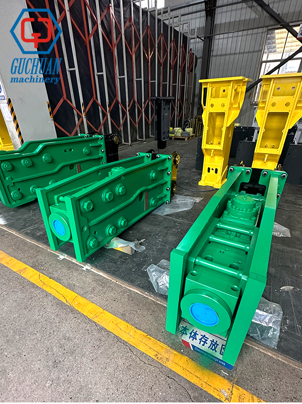 Open Type Hydraulic Breaker | 125mm Chisel SOOSAN SB60 Equivalent Rock Hammer for 15–18 Ton Excavators