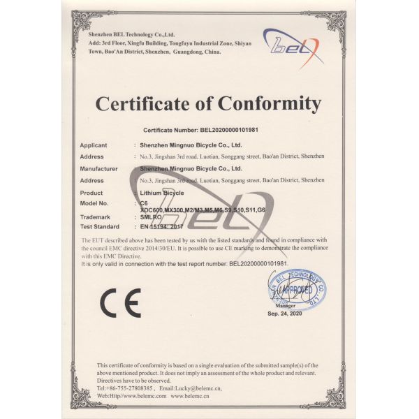 Smlro S9 20 Inch Fat Tire Folding Electric Bike With 500W 10.4AH Battery