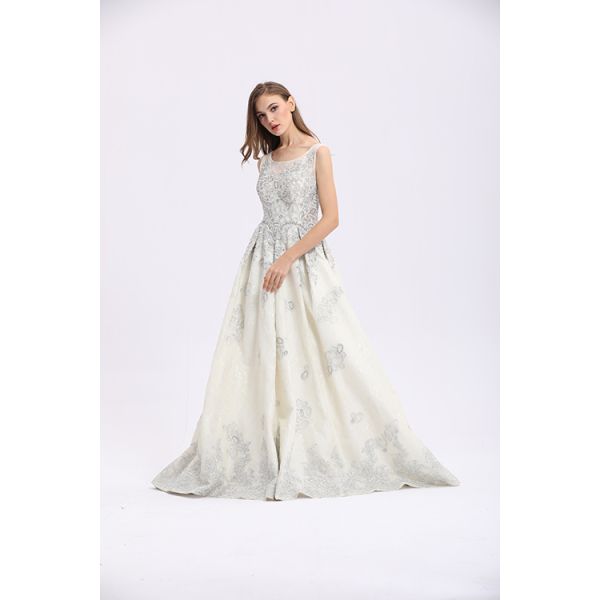 Women Elegant Party Long Prom Party Dress A - Line Patchwork For Formal Evening Party