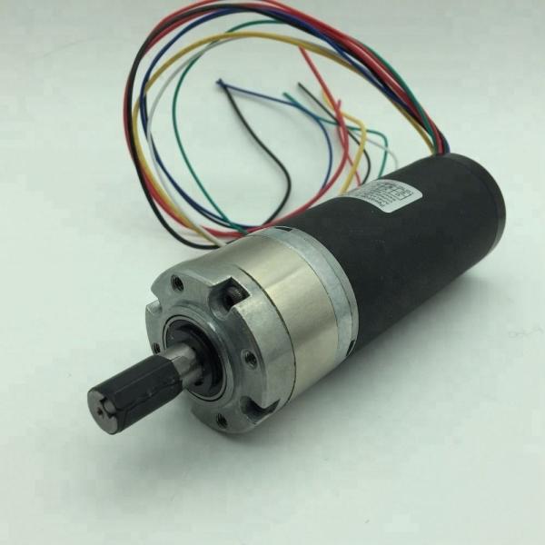 42mm Brushless Dc Planetary Gearbox BLDC Micro Motor With Power-off Brakes Optical Encoder Driver Controller Integrated
