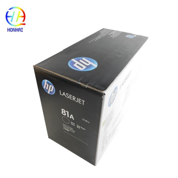 Cartouche de toner d'imprimante neuve d'origine pour HP LaserJet Enterprise M604 M605 M606 MFP M630 Série CF281A 81A
