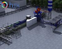 Sistema de dosagem de concreto inteligente Máquina de fundição molhada multifunção para produção de pedra artificial