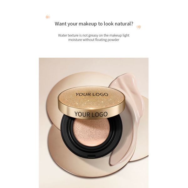 Crema CC BB con Cojín de Aire Maquillaje para Mujeres Base de Maquillaje Etiqueta Privada Cosméticos