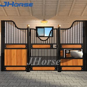 3.6m Heavy Duty Powder Coating Horse Stall Fronts With Accessories