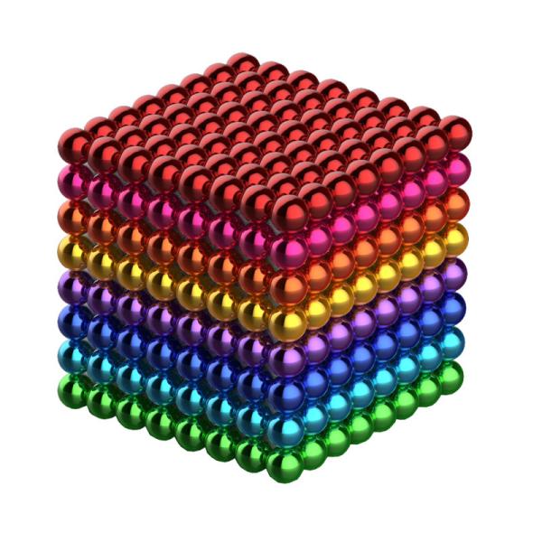 Sintered Neodymium Iron Boron Neo Cube Magnetic Balls 216pcs
