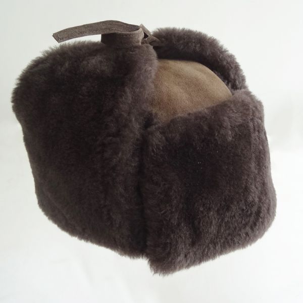 Hot sale classical warm Russian trapper Australia sheepskin shearling winter hat