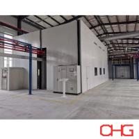 Powder Coating Line for Aluminum Profiles Overhead Conveyor System Customizable Design Suitable for Various Sizes and Shapes