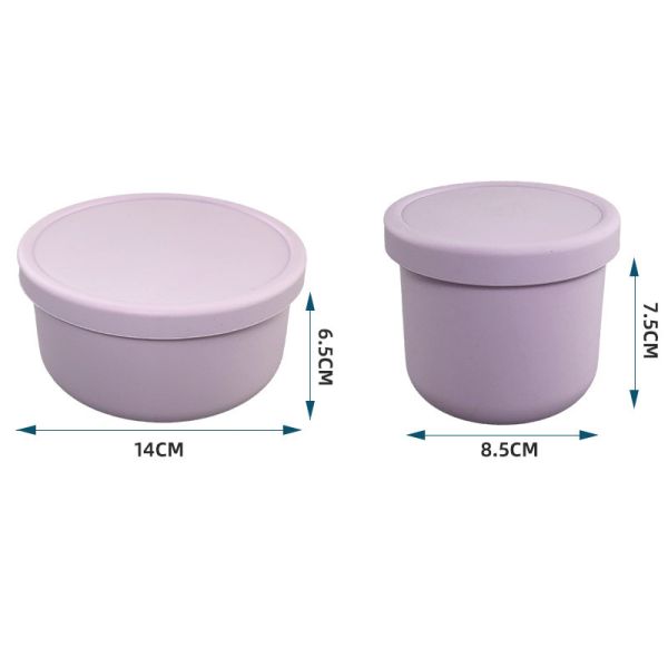 Силиконовая коробка с бэнто для детей малыши Силиконовая коробка с обедом для пищевых продуктов