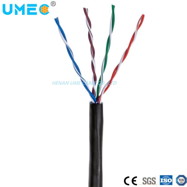 Cabo de rede CAT6 UTP Cabo de proteção trenzado para cabo elétrico especificado pelo cliente