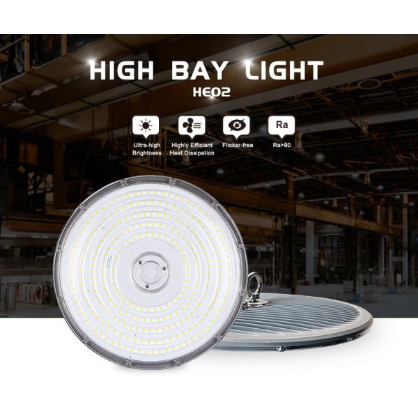 Освещение сарая UFO яркости приспособлений светов залива СИД промышленного склада 200w высокое супер