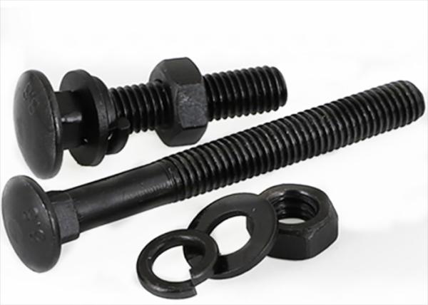 M12 Aluminum 6061 6063  7075-T6 METAL BOLT Carriage Bolt Hard Anodized Black