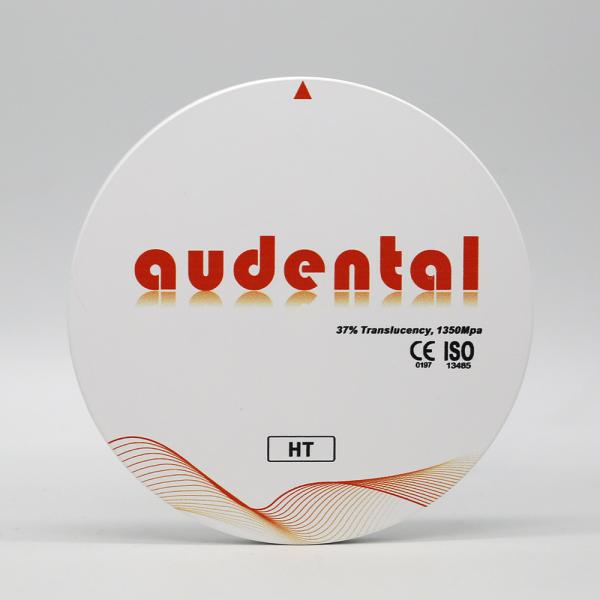 Audental HT White Crown and Bridges Zirconia Blocks Dental Lab CAD CAM System Factory Price Dental Consumable Dental Zirconia
