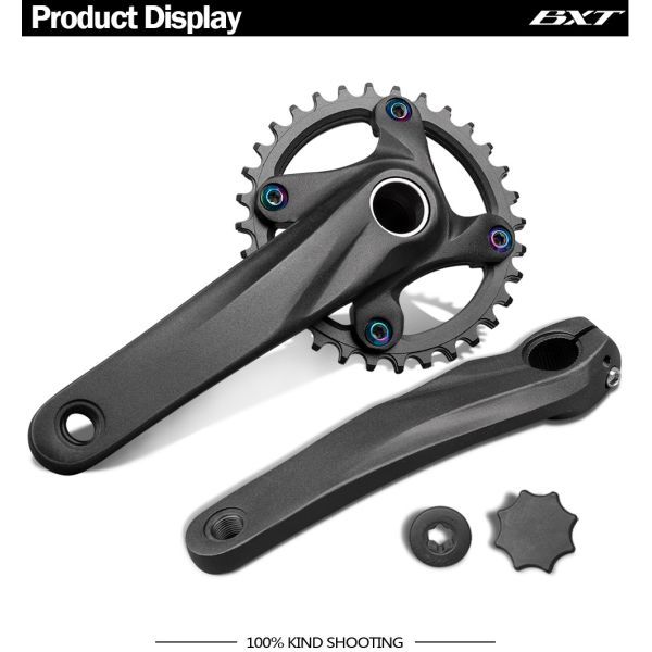 L'alliage d'aluminium va à vélo le vélo de montagne de roue dentée de pièces Crankset 104BCD 32T