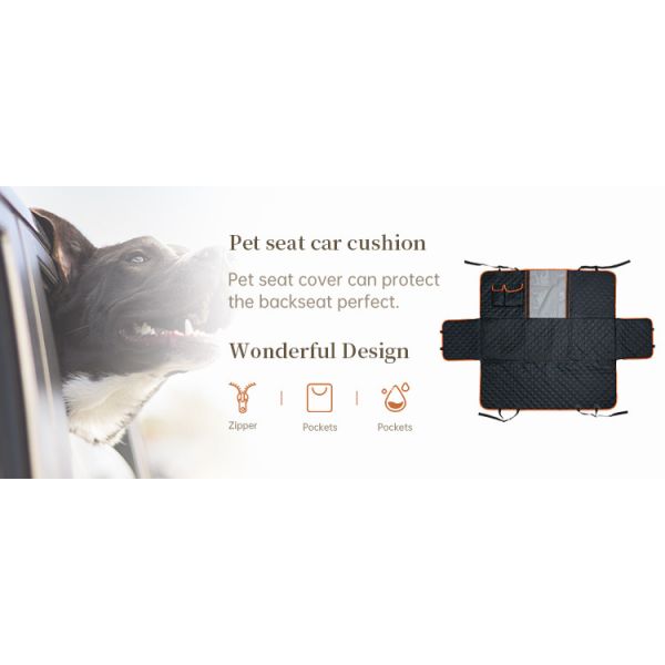 Царапина чехла 100% собаки Suv чехла собаки заднего сидения водоустойчивые и доказательство скида