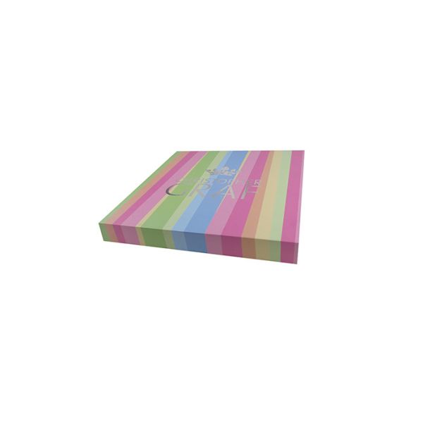 Printed Apparel Packaging Box Boutique Silver Stamping For Silk Scarf