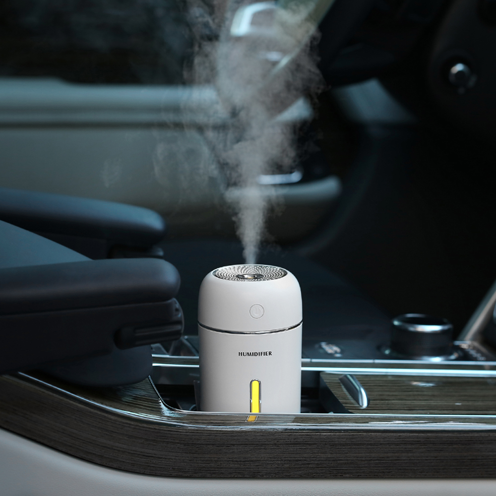 Автомобиль света ночи увлажнителя 280ml тумана USB портативный крутой теплый домашний