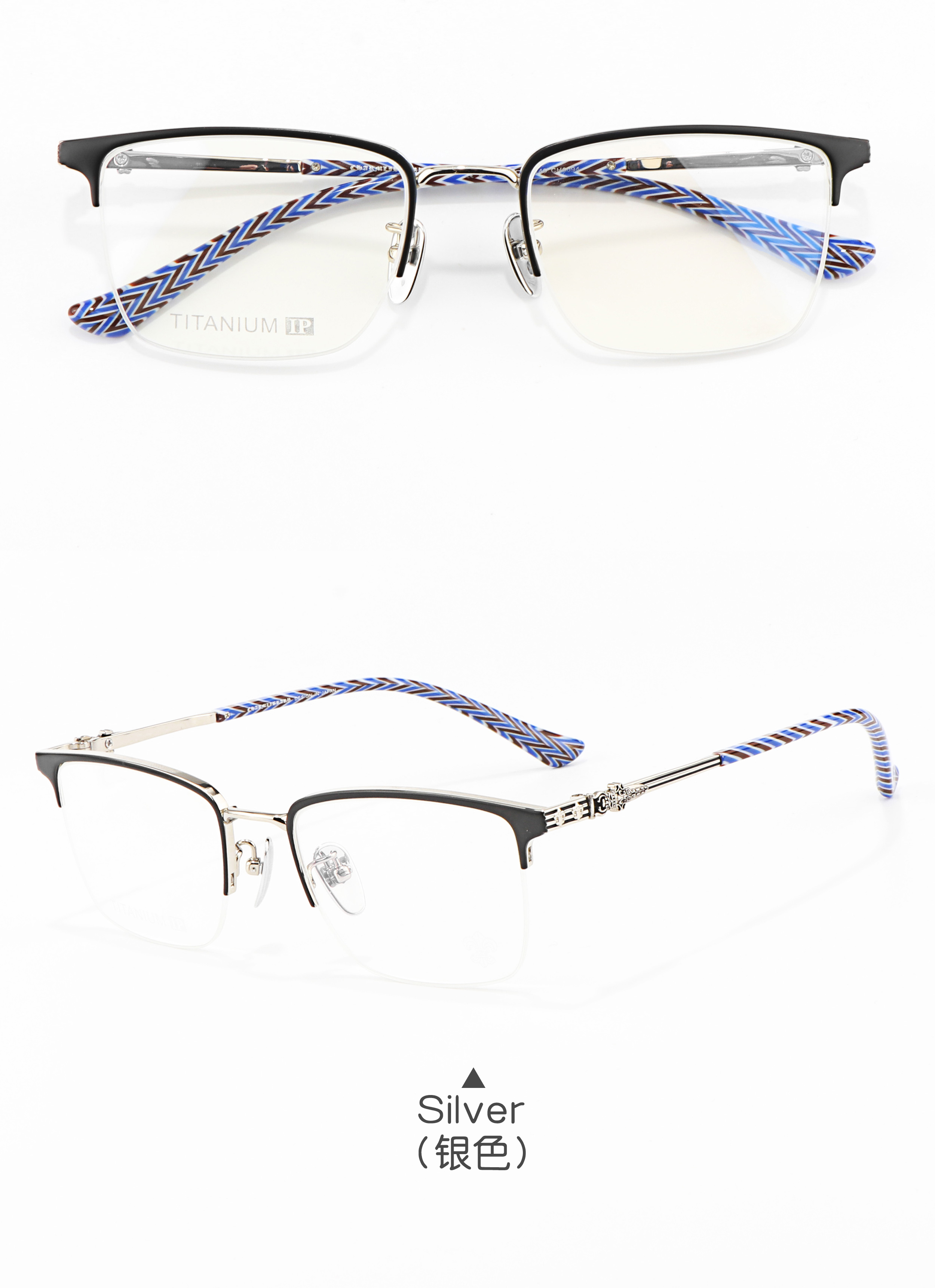 Half Frame Business Korean Style Gentleman Men Luxury Brand Optical Prescription Presbyopia Multi Focus Fashion Reading Glasses