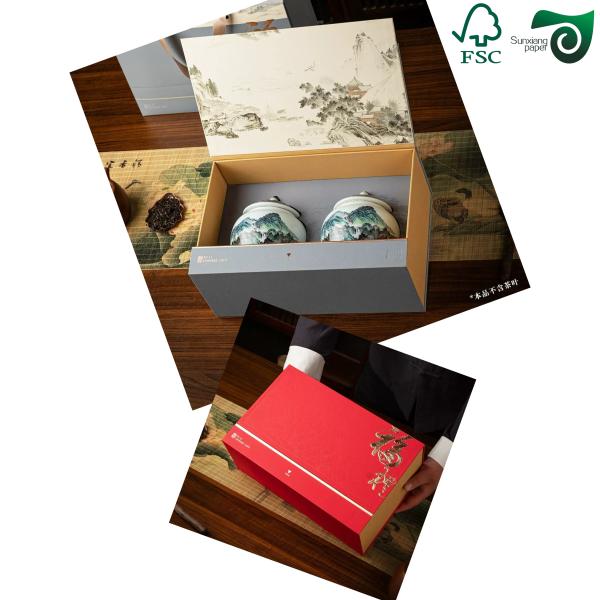 1mm 820g White Cardboard FSC With Grey Middle Layer 2 Layer Laminated Carton Board 31 43