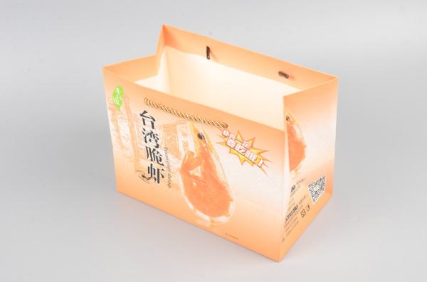 Leak Proof Colored Kraft Bags Customized Size 150 / 210 / 230Gsm Thickness