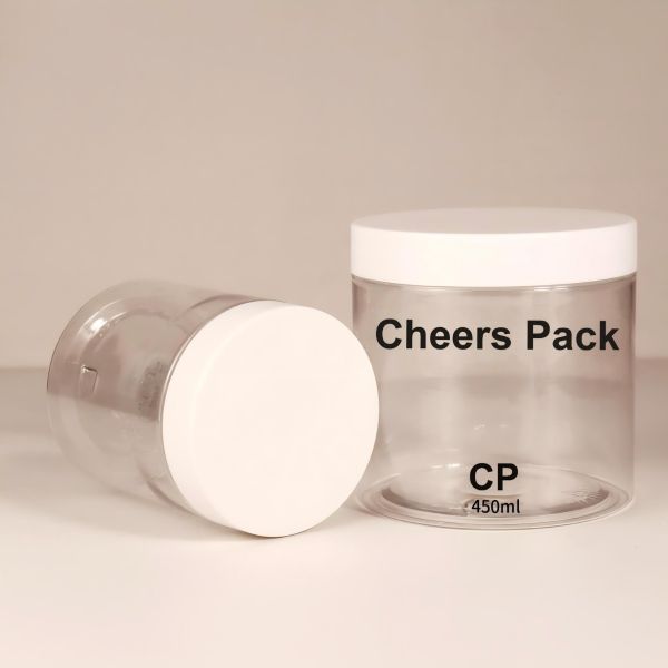 Jarrones de plástico PET transparentes de grado alimenticio con cerraduras de tornillo