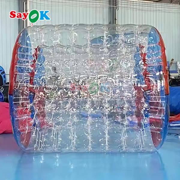 Sayok Boule à rouleaux gonflable à bulle Zorb Pvc Boule à rouleaux d'eau transparente pour les sports nautiques en plein air