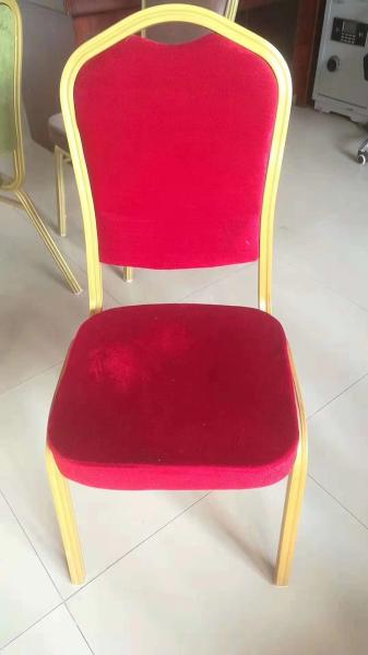 Modern Comfortable Restaurant Stackable Velvet Fabric Hotel Banquet Chairs