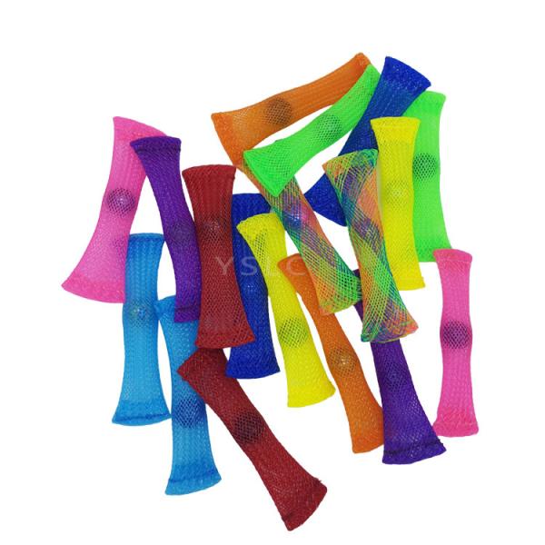 Nylon Polyester Flexible Mesh Marble Fidget Toy PET Expandable Braided Cable Sleeve