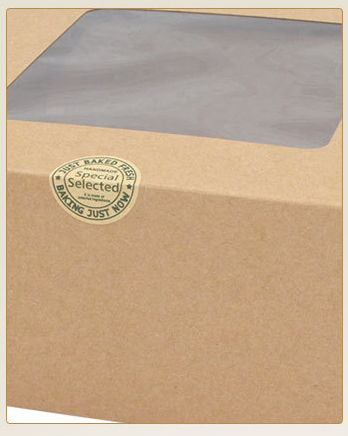 Изготовленные на заказ коробки дисплея картона зеленеют коробку торта экологической безопасности материальную