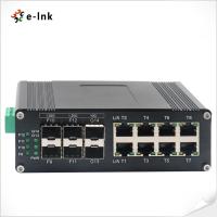 Interruptor Ethernet administrado industrial L2+ 8 puertos 10/100/1000T + 4 puertos 1G SFP + 2 puertos 10G SFP+