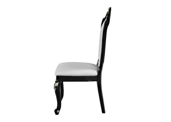 Strong And Durable White Leather Restaurant Chairs
