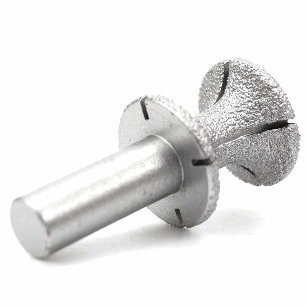 28mm Diamond Profile Wheel Concave Cylinder Electric Router Bit For Marble Granite