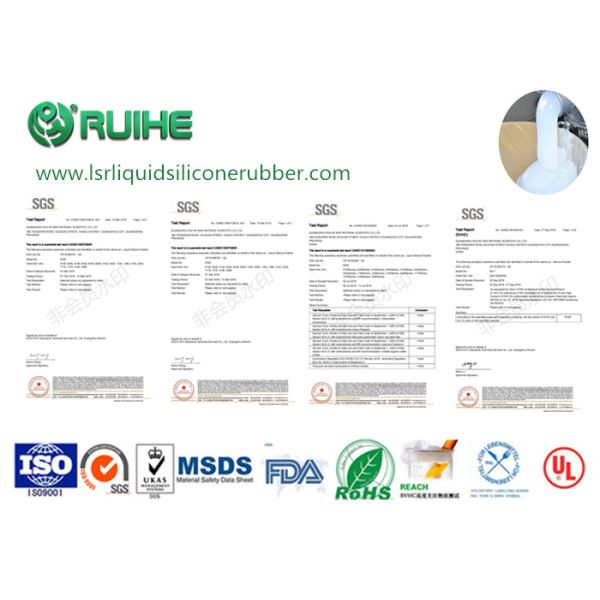 El platino de dos componentes que cura el silicón seguro de la comida de la categoría alimenticia del molde de la galleta del silicón moldea LFGB