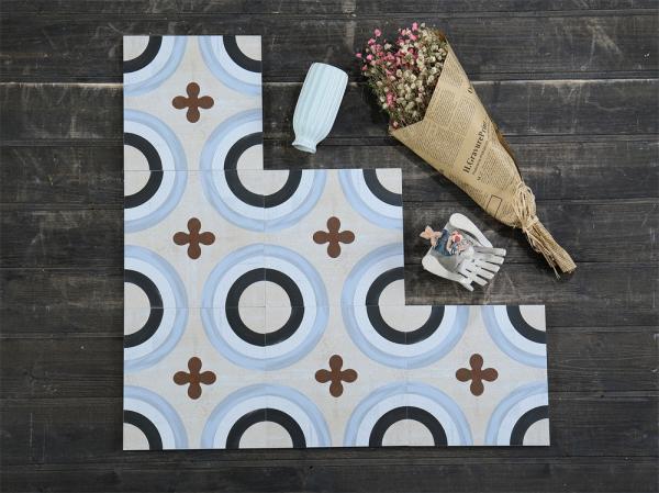 Pavimentos antiderrapante 20x20cm azulejos rústicos de cerâmica para decoração e azulejos de parede duráveis para construção