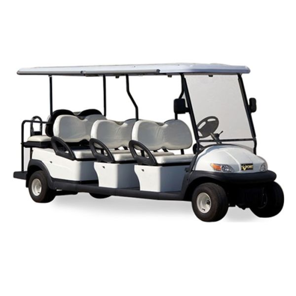 Aluminum Rim 8 Seater Golf Cart , Club Car Golf Buggy With Rear Facing Seat