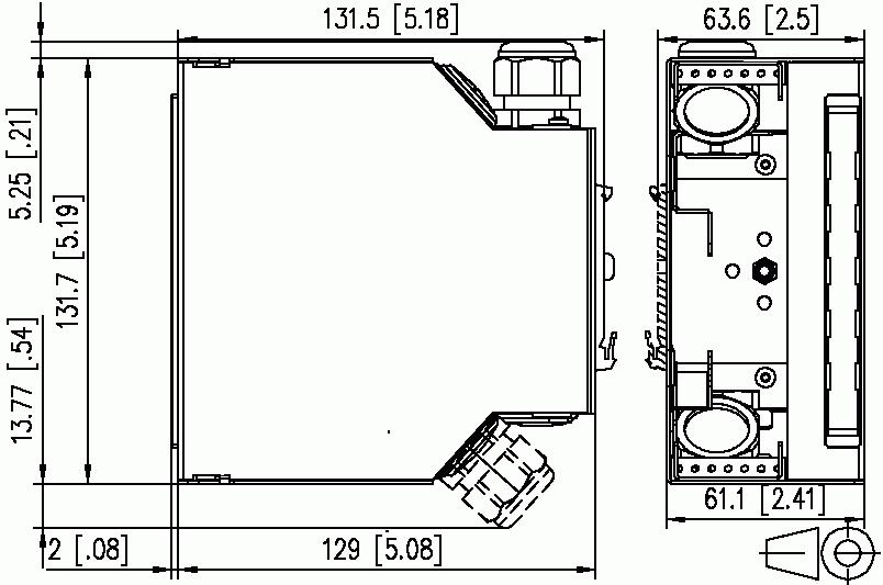 Industrial Fiber Patch Panel 12ST 24-Port Duplex DIN-Rail Mount
