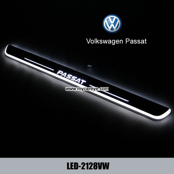 Volkswagen VW Passat LED lights side step car door led sill auto scuff light