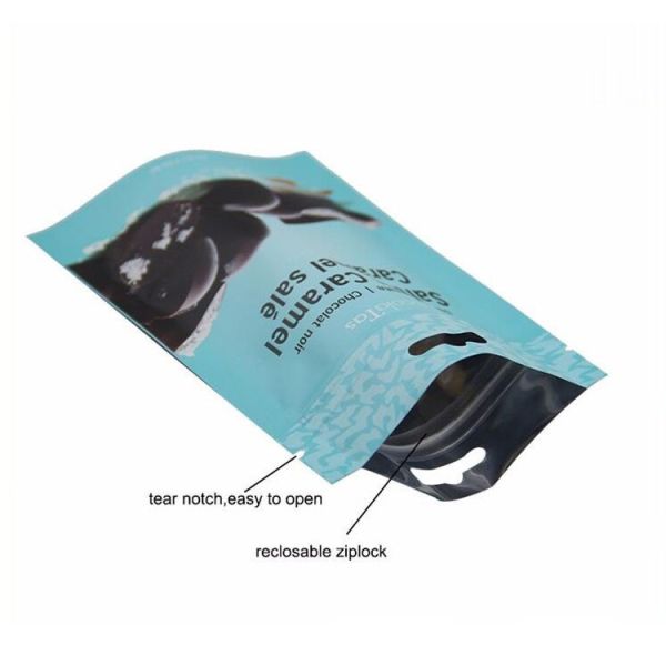 Custom printed food grade k snack custom plastic pouch packaging food packing bag