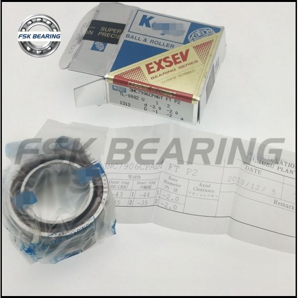 Long Life 3NC7906CPADT FT P2 Ceramic Angular Contact Ball Bearing 35*55*10mm