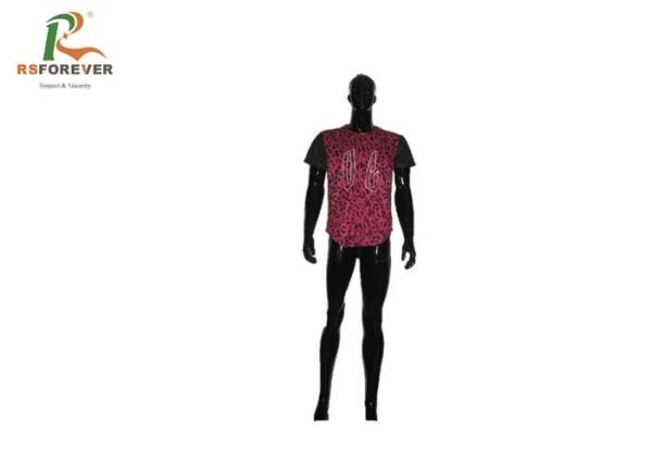 Custom Black And Red Baseball Jersey , Summer Polyester Baseball Shirts