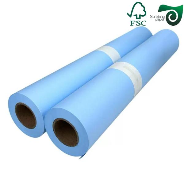 80g rouleaux de papier à double face 620mm 880mm 150m Longueur pour les imprimantes à jet d'encre