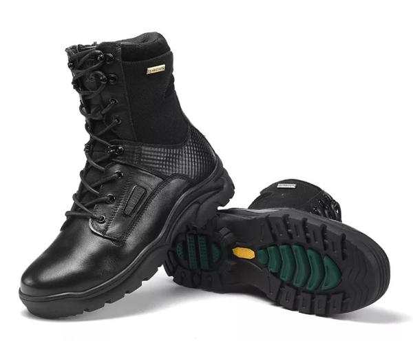 High Quality Custom Round Head Toe Style Midi Military Boots Maximum Security Guaranteed Tactical Boots Military Combat
